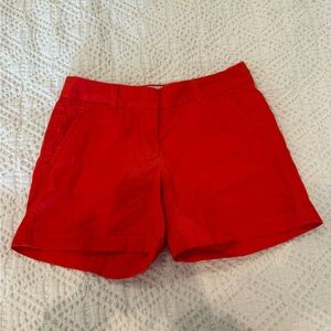 J. Crew Bright Red Women's Shorts